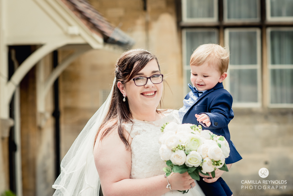 bride and page boy the old victorian school stroud