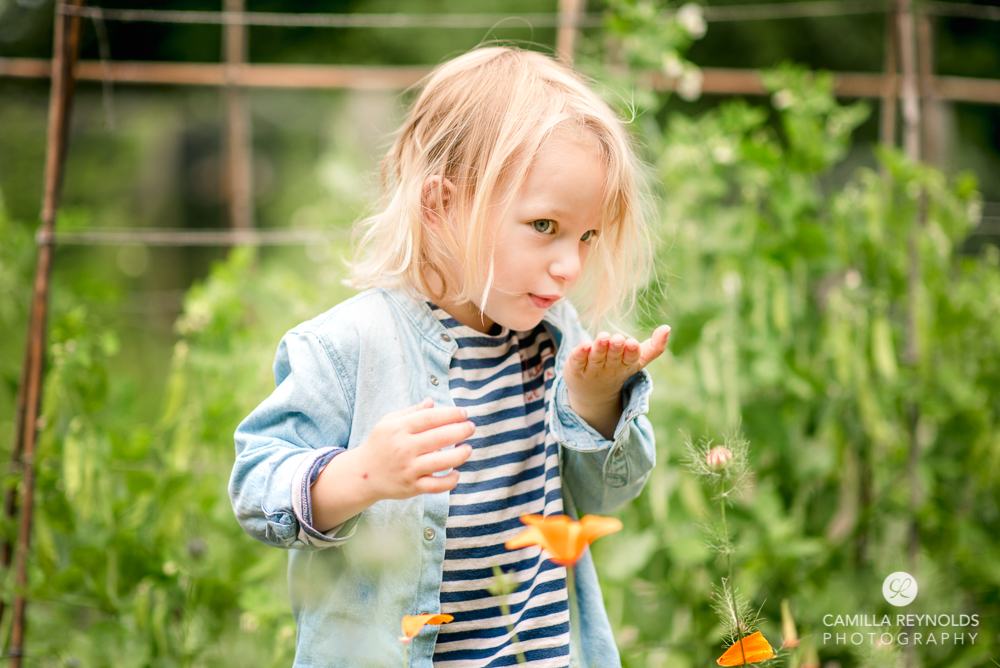 boy in garden natural family photo session