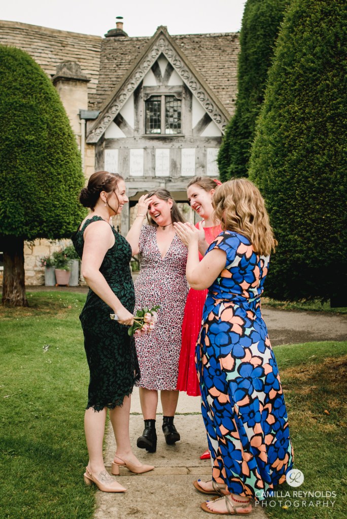 wedding st marys church painswick cotswolds 
