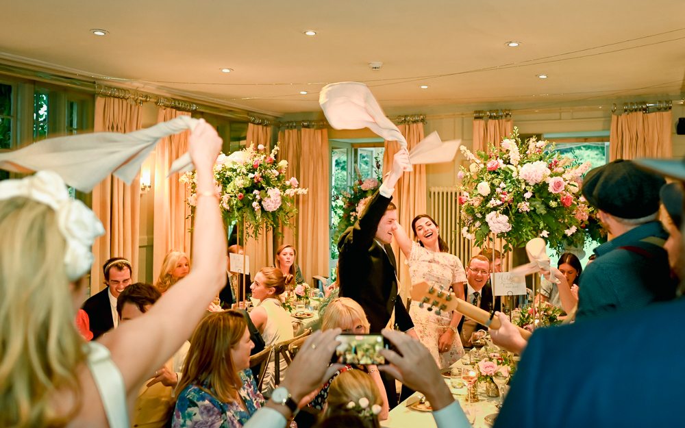 wedding guest happy dancing fun natural photography uk