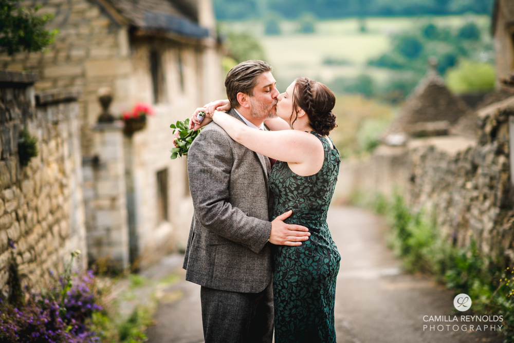 couple kissing engagement wedding photography