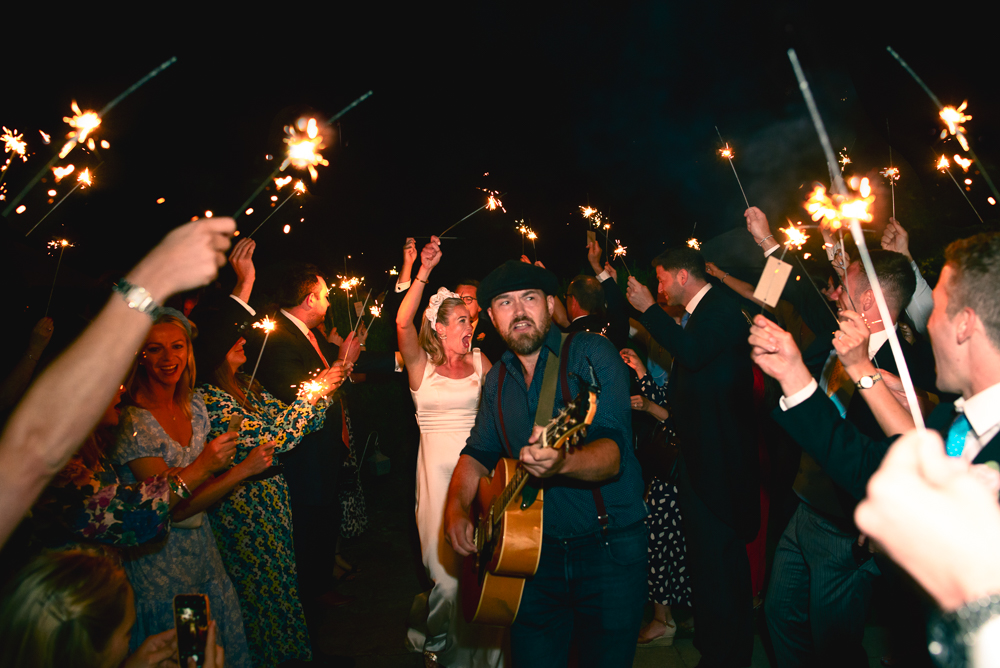 wedding sparklers fun relaxed luxury photography cotswolds uk