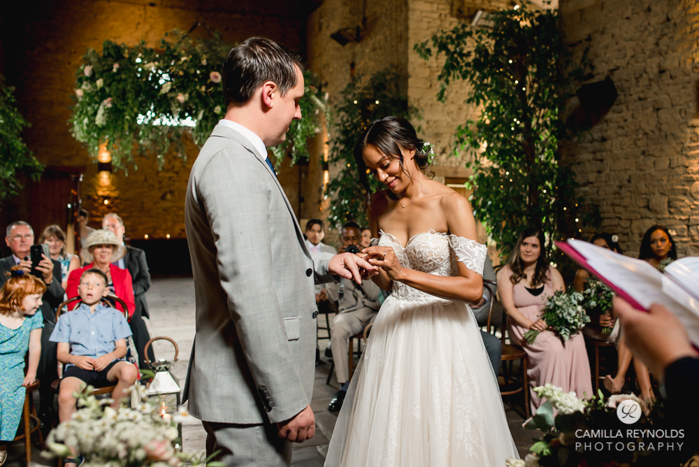 romantic wedding ceremony photography cotswolds uk