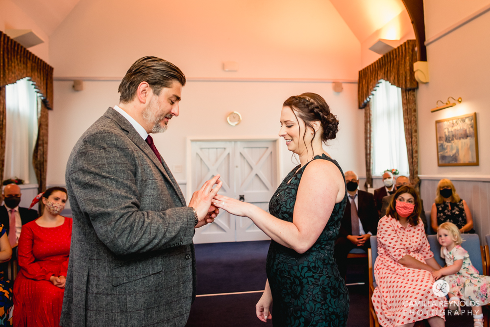 exchange of rings wedding ceremony stroud registry office