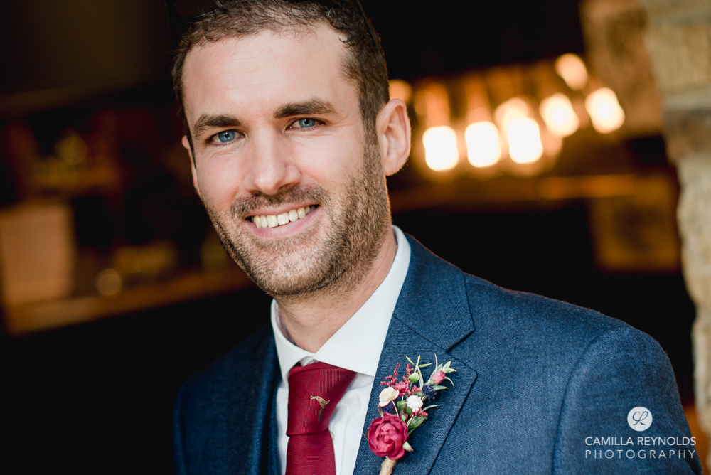 groom smiling manor uk wedding