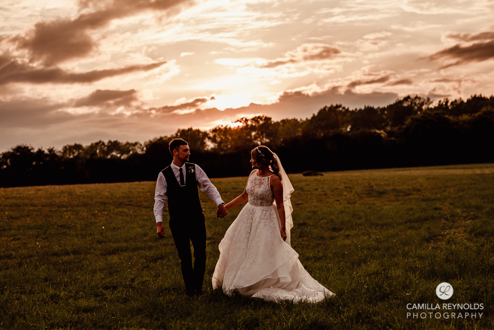 dark moody wedding photography bride and groom Gloucestershire 