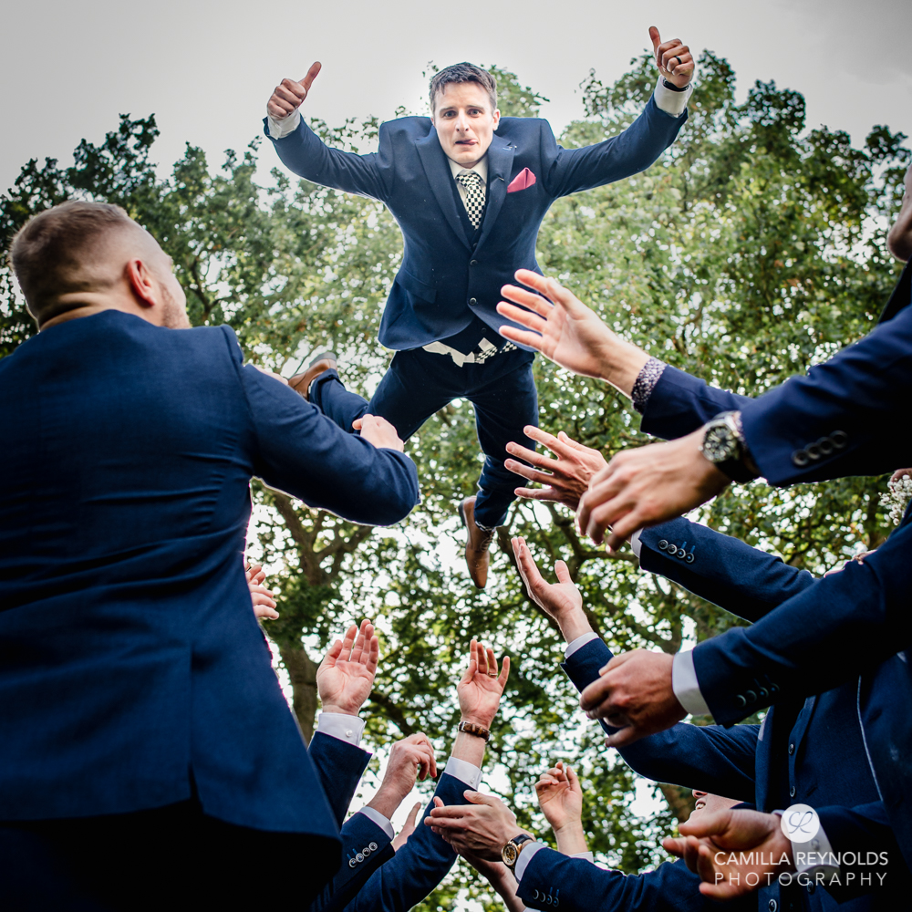 groom natural wedding photography Gloucestershire uk