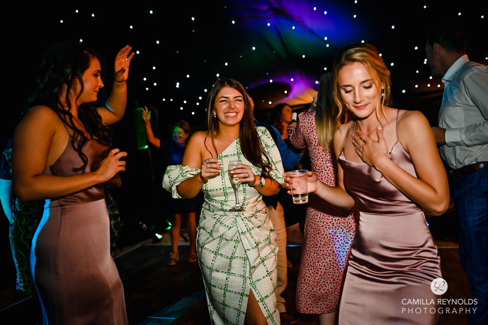 bridesmaids dancing fun natural  wedding photography london uk