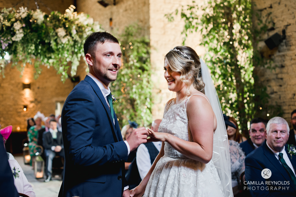 wedding ceremony  cripps barn cotswold photography
