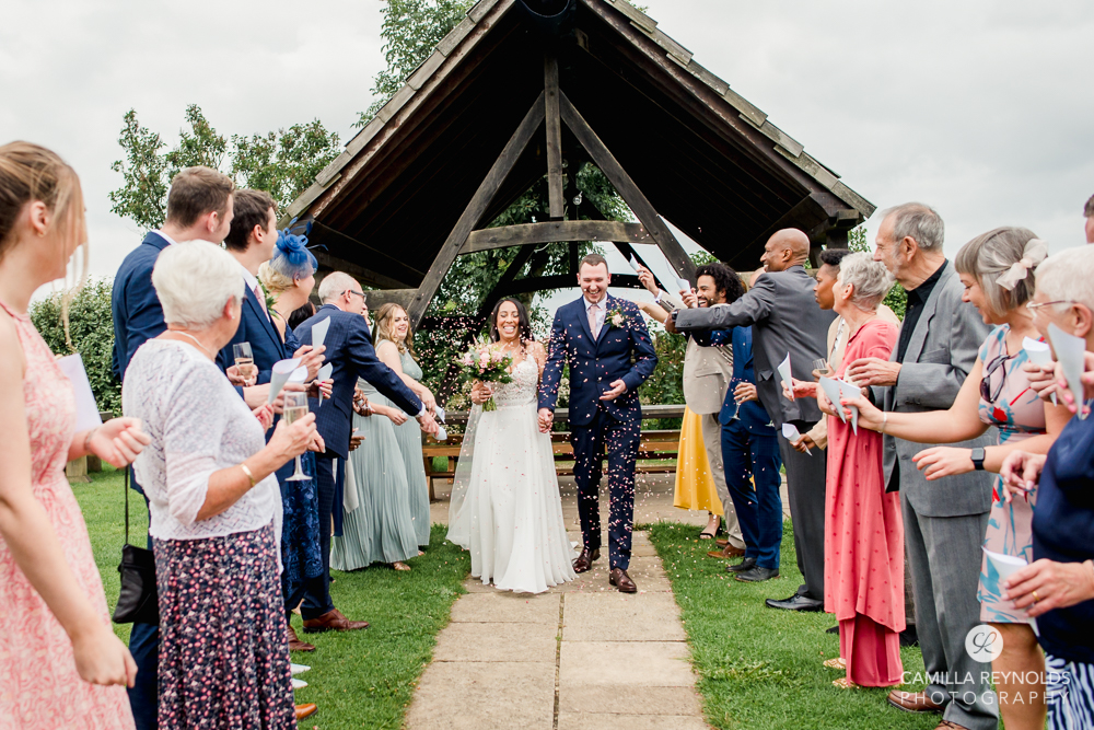 confetti old lodge natural wedding photography stroud