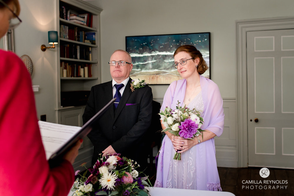 stroud wedding ceremony micro wedding bride and groom 