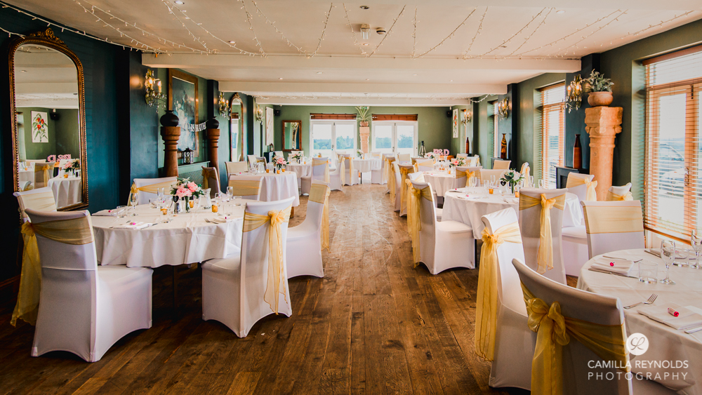 old lodge wedding breakfast reception