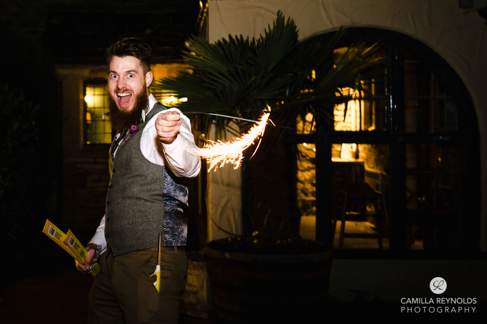 fun wedding  photography sparklers wiltshire