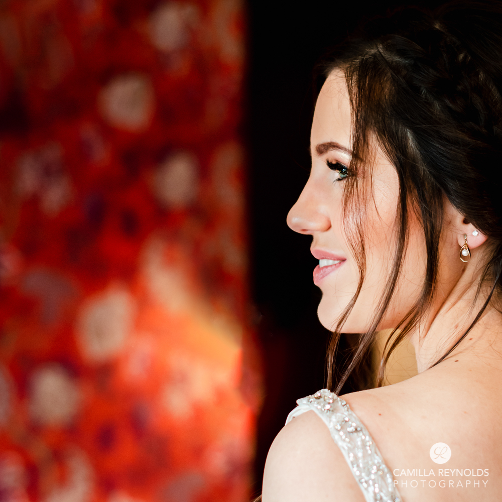bride profile stunning portrait wedding
