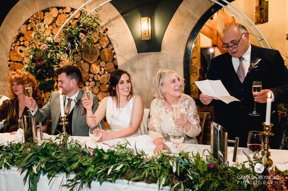 wedding speeches bear of rodborough  gloucestershire