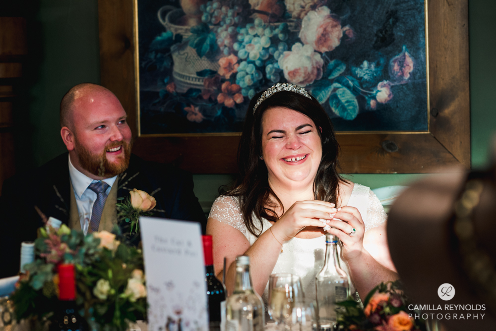 happy bride natural wedding photography