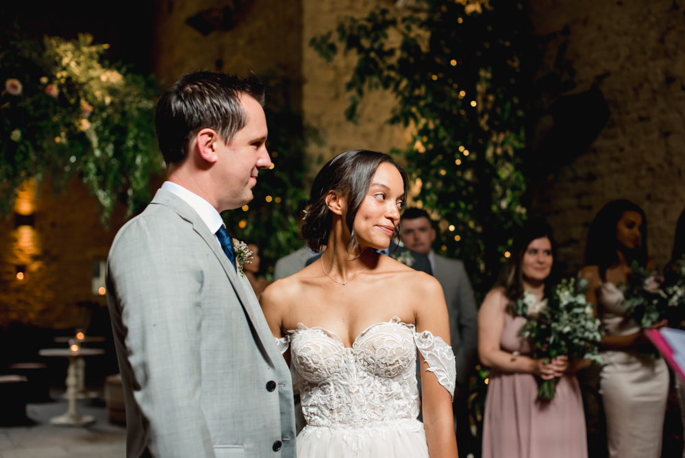 civil wedding ceremony cripps barn gloucestershire