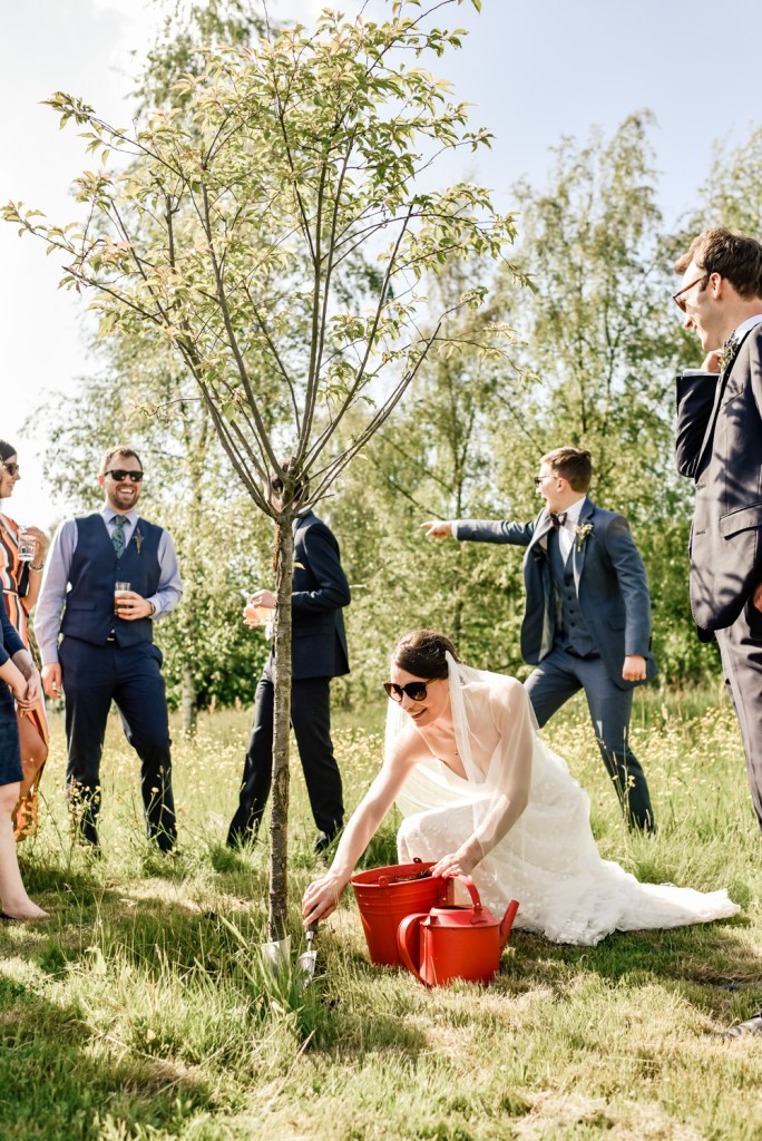 bride tree planting matara gloucsetershire