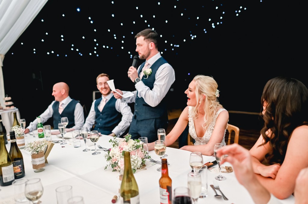 wedding marquee speeches photography cotswolds