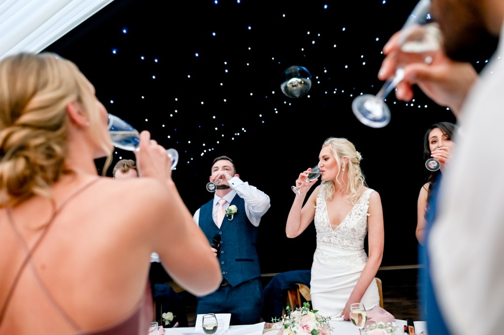 wedding marquee toast somerset