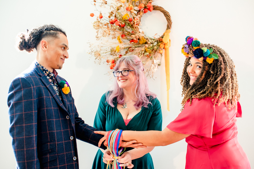 handfasting celebrant wedding ceremony stroud