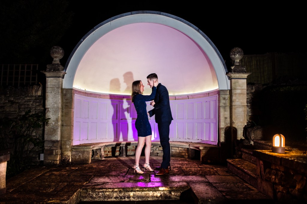 couple engagement photo shoot painswick cotswolds