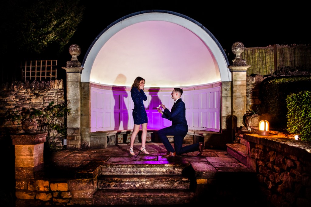 marriage proposal engagement photography painswick cotswolds