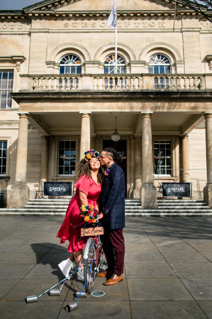 wedding bicycle eco friendly wedding