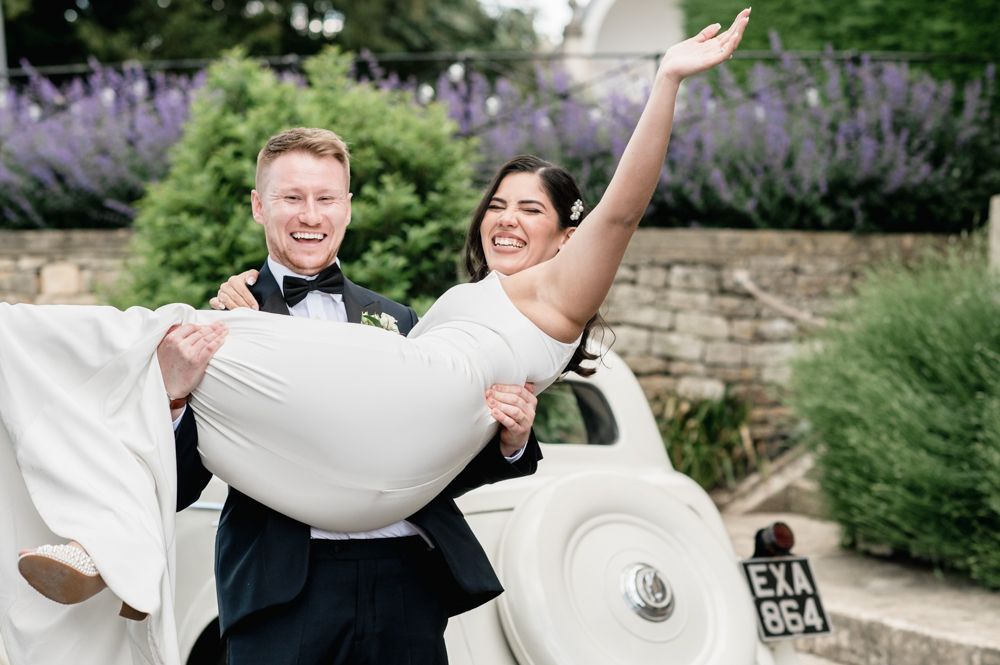 fun wedding photography cotswolds