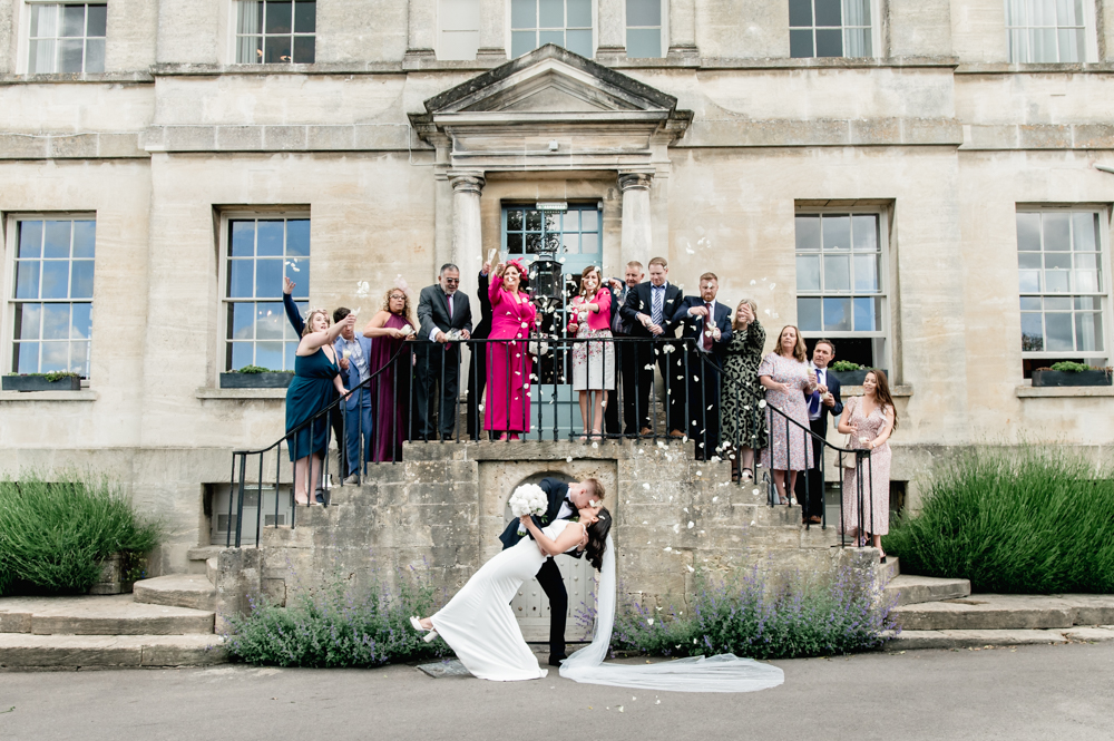 confetti painswick wedding