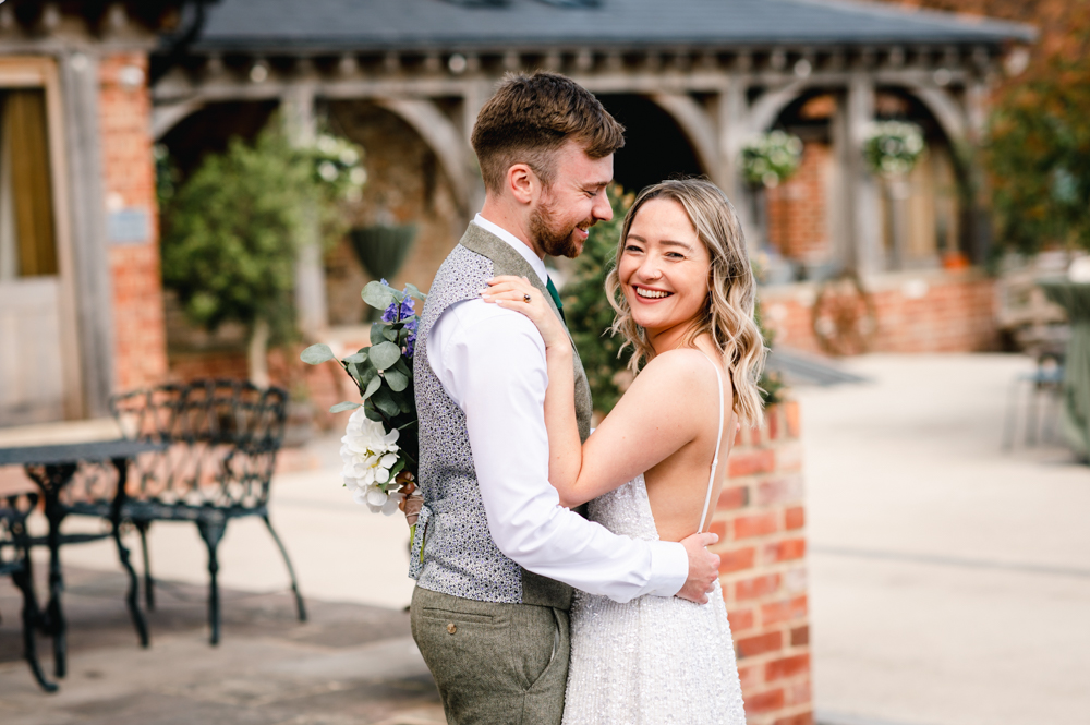 happy natural wedding photography