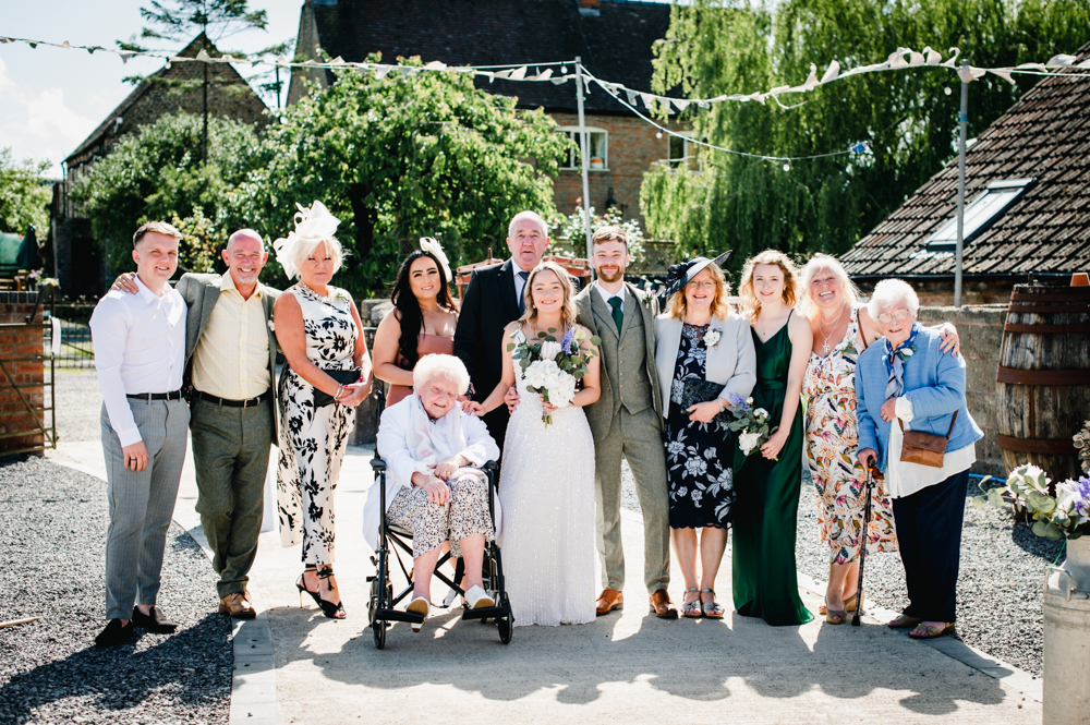 light airy wedding photography group shots