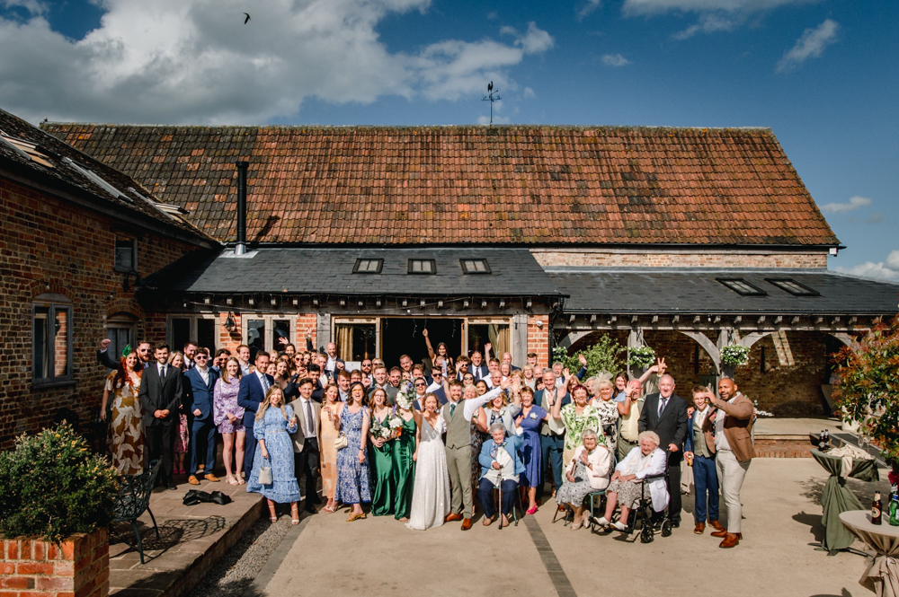 wedding guests milton end farm