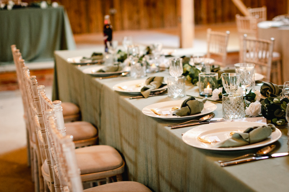 rustic table decor milton end farm cotswolds