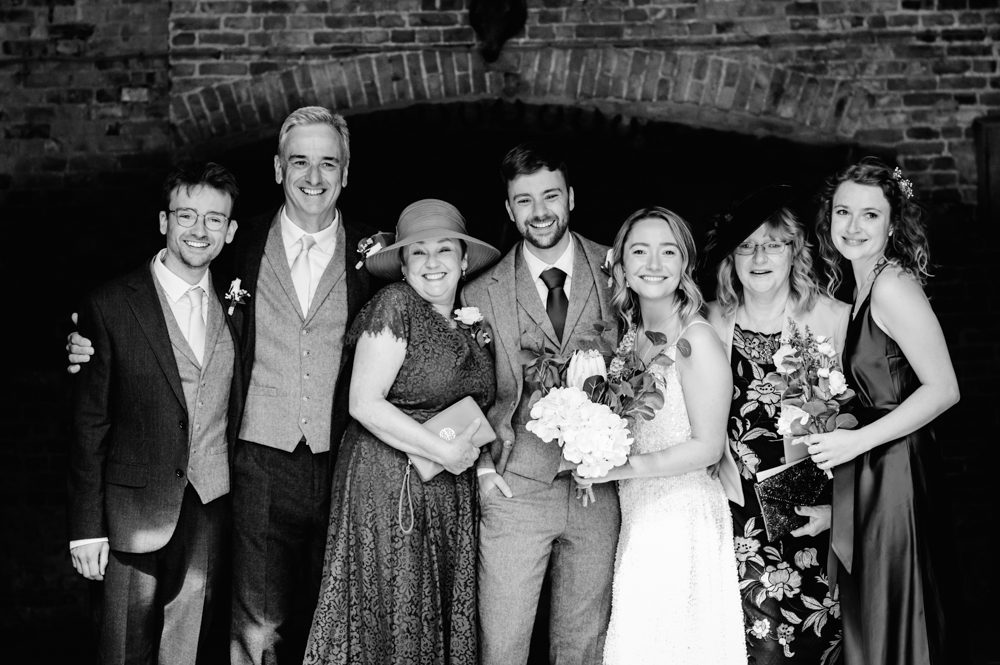 black and white wedding photography