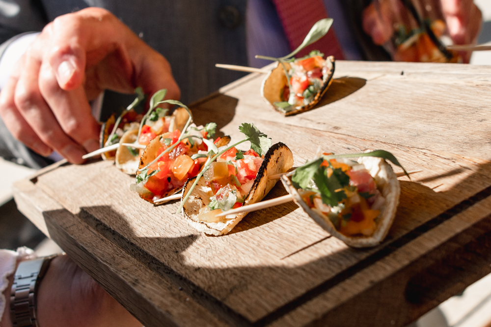 wedding canapes olf gore barn