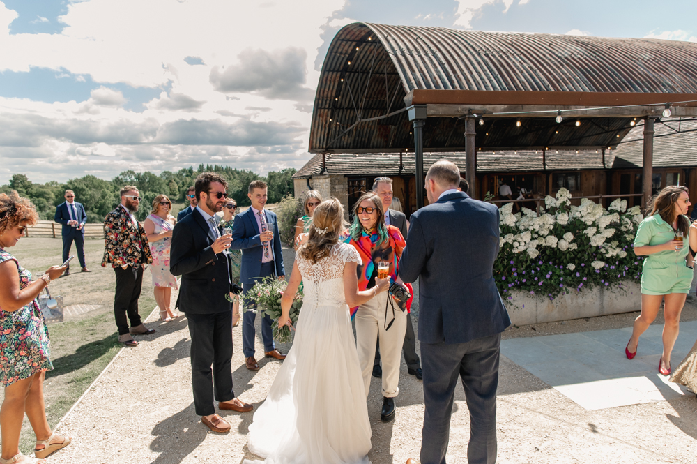 bride and groom wedding reception