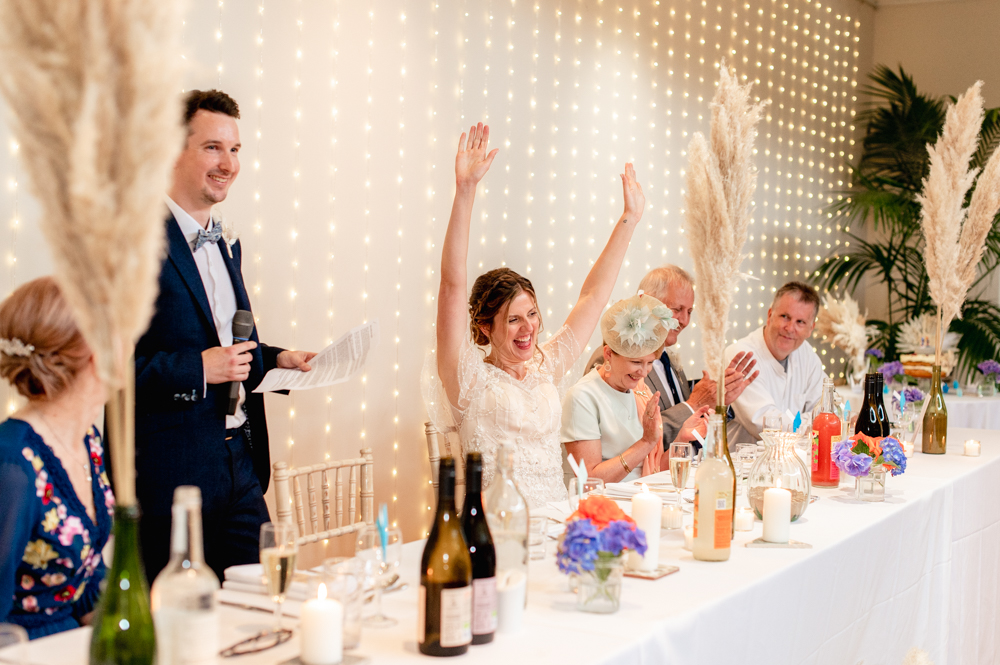 groom giving speech matara centre