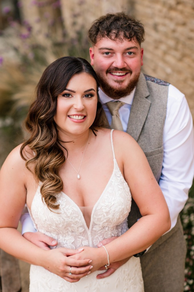 bride and groom portrait