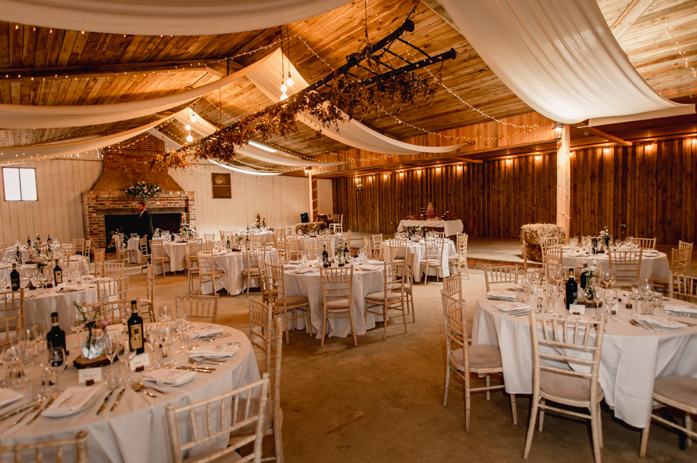 wedding breakfast room milton end barn wedding venue gloucestershire