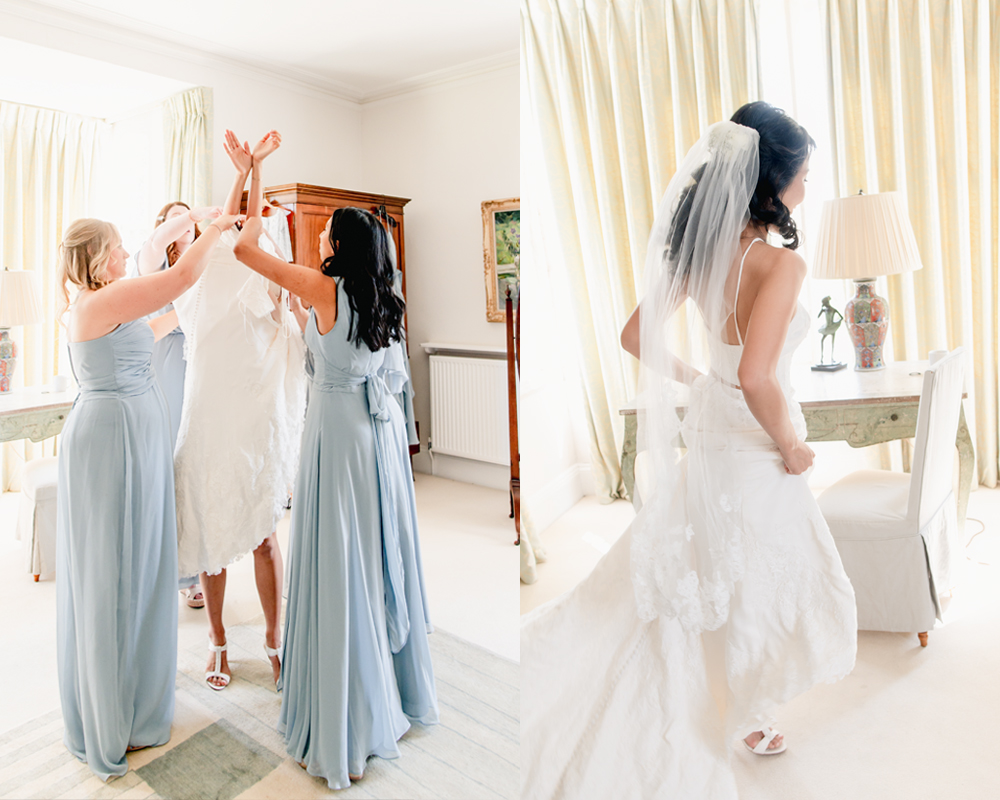 bride getting ready matara centre 