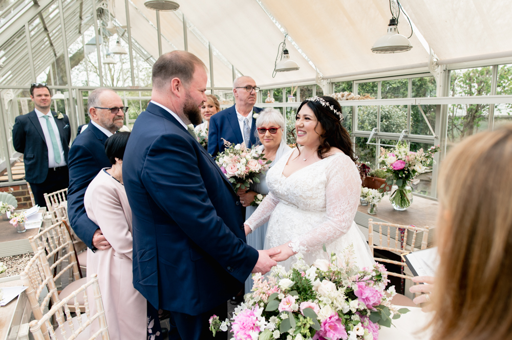 wedding ceremony le manoir conservatory