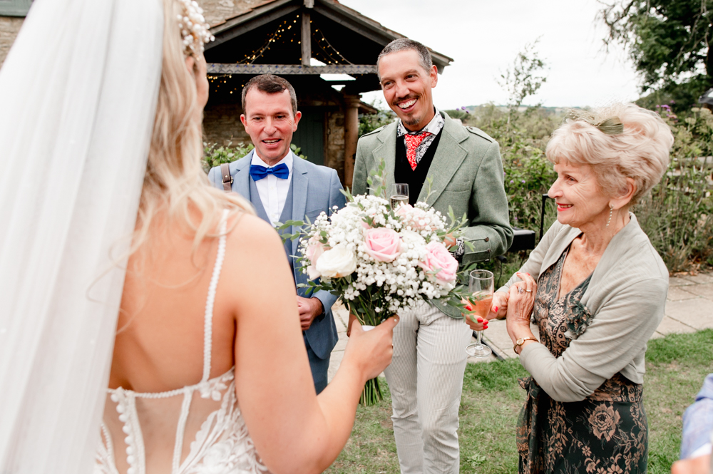 wedding at old lodge hotel minchinhampton common