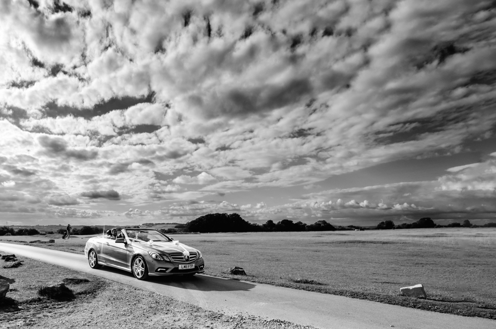 wedding car minchinhampton common