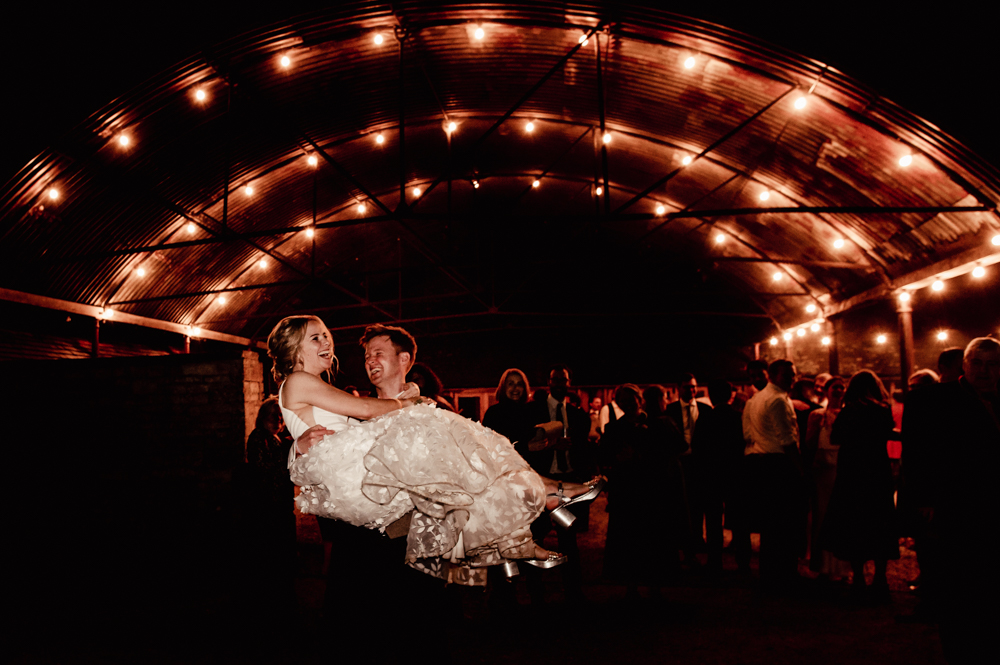 night time old gore barn