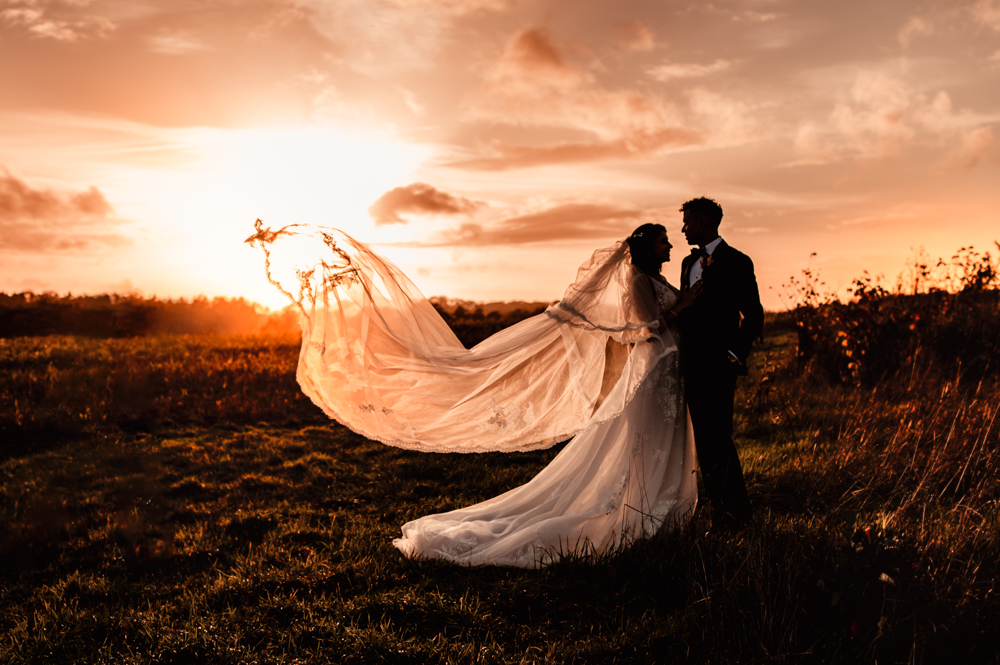 flying veil sunset old gore barn