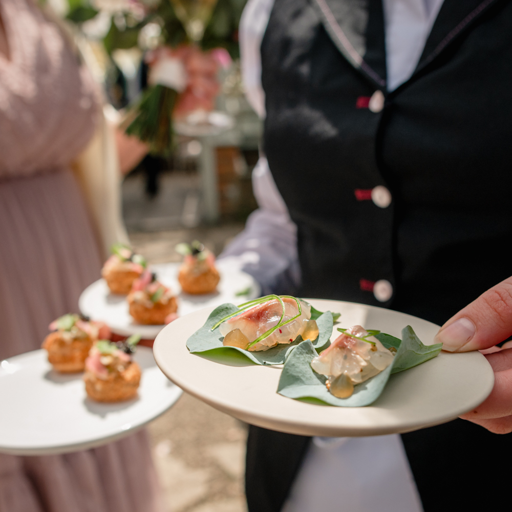 wedding canapes le manoir