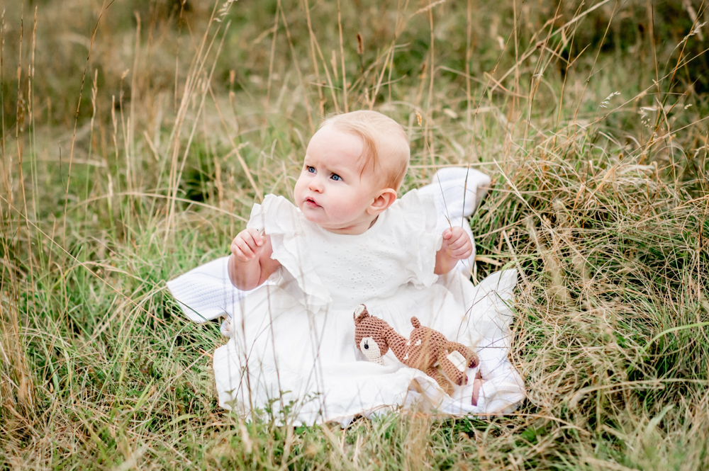 baby in the countryside natural photography