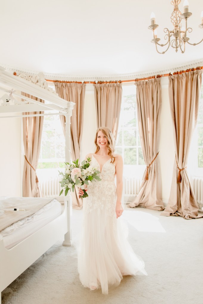 bride wedding eastington park cotswolds