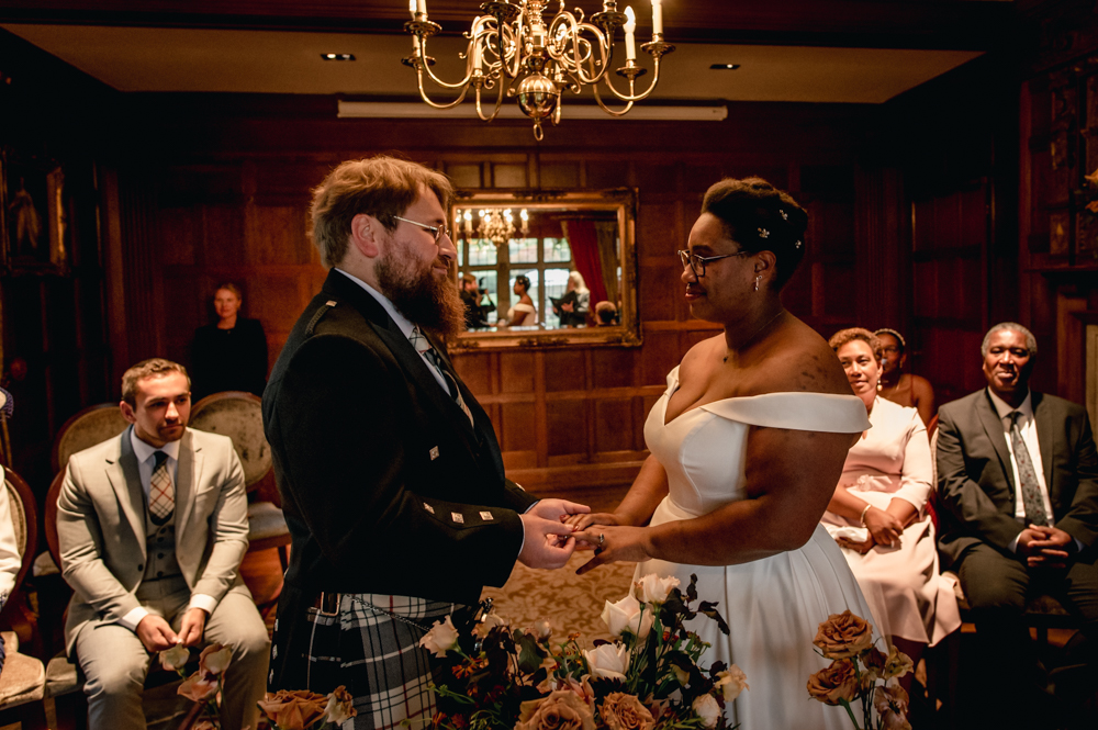 exchange of rings wedding 